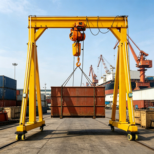 Rail Mounted Container Gantry Crane RMG Port Lifting Equipment Heavy Duty Yard Portal Crane with Container Spreader <strong>Gantr</strong> - Product Image 4