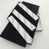 Fabricants BOYANG vente en gros numéro de porte en acrylique noir signe ADA Braille avec numéro de porte léger adapté aux appartements