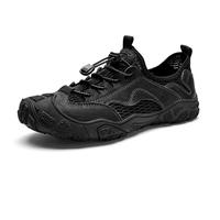 Chaussures de randonnée pour hommes à lacets rapides, respirantes, antidérapantes, résistantes à l'usure, pour la montagne, vente en gros ODM