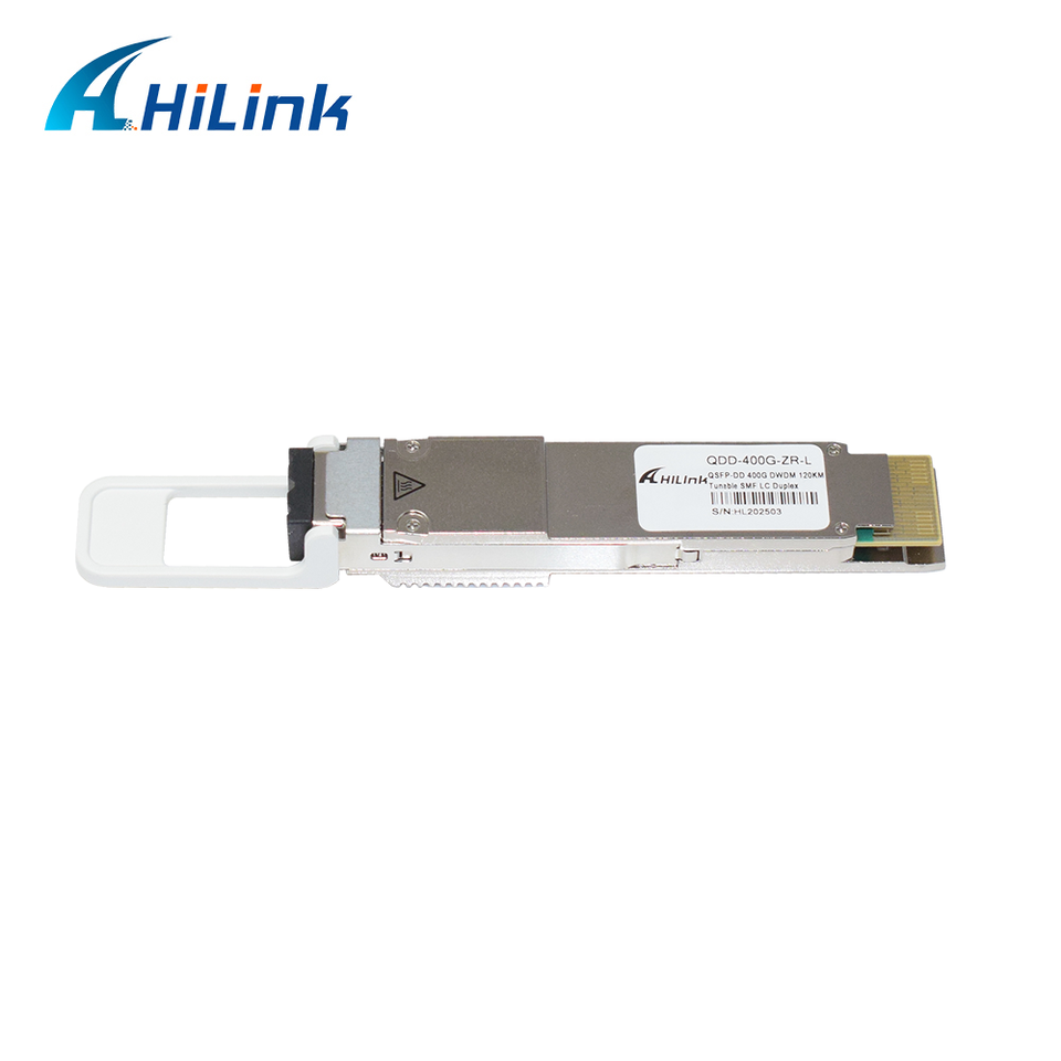 400G QDD-400G-ZR-L Tunable DWDM Transceiver 120KM SMF LC Interface Long ...