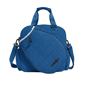 Bolsa Deportiva Acolchada de Nailon con Cierre de Cremallera y Correa para el Hombro en Colores Rosa, Morado, Naranja, Verde Azulado, Blanco y Negro - Product Image 3