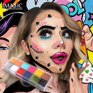 Kit de maquillage professionnel en gros <span class=keywords><strong>pour</strong></span> Halloween <span class=keywords><strong>peinture</strong></span> faciale imperméable naturelle non toxique <span class=keywords><strong>pour</strong></span> enfants <span class=keywords><strong>pour</strong></span> la <span class=keywords><strong>peinture</strong></span> corporelle - Product Image 1