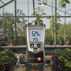 Thermo-hygromètre de poche Testo 610 pour une mesure rapide et précise de la température et de l'humidité avec calcul du point de rosée et du bulbe humide - Product Image 4