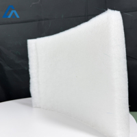 Filtre de plafond pour cabine de peinture blanc supérieur, en maille de caoutchouc et fibre synthétique collée, média diffuseur de brume de peinture