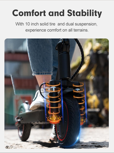 <span class=keywords><strong>Trottinette</strong></span> <span class=keywords><strong>électrique</strong></span> pliable JLM MK085, entrepôt UE, 350W 36V, double suspension, pneus 10 pouces, étanche, prix usine - Product Image 5