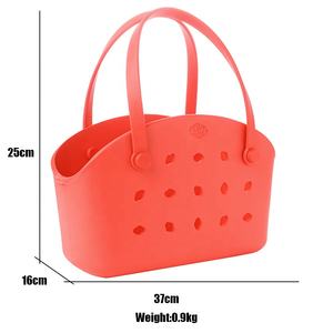 FLICKART Navidad tipo <span class=keywords><strong>EVA</strong></span> playa bolsa de transporte de mascotas silicona impermeable bolso de mano bolsa de goma para perro y gato Feliz Año Nuevo - Product Image 4