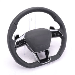 Mise à niveau <span class=keywords><strong>de</strong></span> la vieille <span class=keywords><strong>voiture</strong></span> avec bouton <span class=keywords><strong>de</strong></span> démarrage au volant en cuir Compatible Audi A8 A1 RS5 RS7 A4 A5 A6 C7 C8 S4 S5 RS3 RS4 RS6 Q5 A3 Q7 - Product Image 2