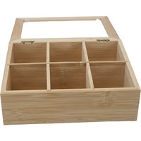 Plateau en bois avec poignée - Ensemble de 7 plateaux en bambou pour servir les aliments - pour le petit-déjeuner dans la chambre, au dîner ou sur la table basse