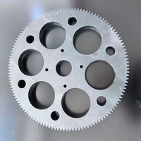 Engrenage robuste en nylon MC noir résistant aux chocs avec service de découpe d'épaisseurs de 5 mm à 50 mm pour la manutention des matériaux de machines de construction