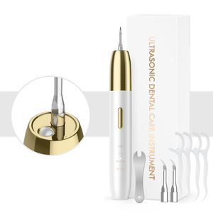 جهاز تنظيف الأسنان بالموجات فوق الصوتية لاسلكي محمول قابل لإعادة الشحن، مقاوم للماء بمعيار IPX6، 5 أوضاع لإزالة الجير والترسبات، ضمان سنة للاستخدام المنزلي - Product Image 6