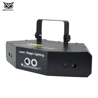 Luz Láser de Escaneo RGB de 6 Lentes y Color Completo para Discotecas, DJ, Fiestas, Discotecas, KTV, Bares y Clubs