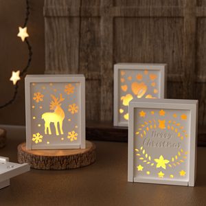 Thạch cao xi măng Cây giáng sinh nai sừng tấm bông tuyết Silicone khuôn tự làm thiên thần trứng đèn lồng Khuôn thích hợp cho trang trí nội thất - Product Image 6