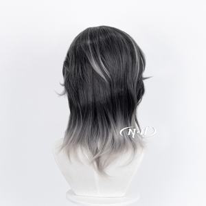 Pelucas de cosplay ND Knight, color marrón claro, densidad del 130%, resistente al calor, sin encaje, para juegos, Comic Con, fiestas de disfraces - Product Image 3