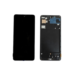 Telefono cellulare Incell Full Size LCD di ricambio per <span class=keywords><strong>Samsung</strong></span> <span class=keywords><strong>Galaxy</strong></span> <span class=keywords><strong>A71</strong></span> A715 schermo LCD con cornice parti del telefono - Product Image 1