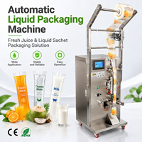 Machine d'emballage automatique de liquides VFFS pour jus et eau en sachet avec remplissage de précision et scellage anti-fuite
