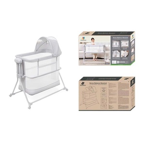 Chaise berçante électrique pour bébé et siège apaisant avec structure métallique pour nouveau-nés, bébés et enfants - Lit berceau - Product Image 1