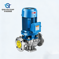 Pompe centrifuge verticale industrielle en acier inoxydable résistant à la corrosion SS304 SS316 pour pipeline, pour produits chimiques, OEM, en fer