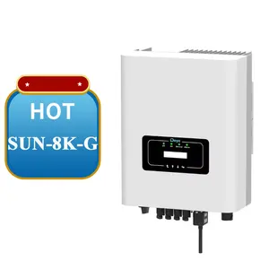 Venta caliente Deye SUN-7/7,5/8/9/10/10.5K-G 7-10.5KW en inversor de red con inversor monofásico de cadena Solar 2 MPPT para uso doméstico