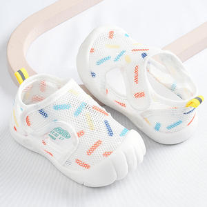 2025 yumuşak yürümeye başlayan sandalet rahat örgü bebek yaz ayakkabı kaymaz ilk yürüyüşe ayakkabı çocuk bebek - Product Image 1