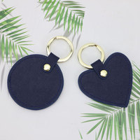 Vente en gros disponible : Porte-clés rond en microfibre tendance, petit pendentif, breloque de sac, accessoire de voiture