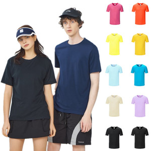 High Quality 100% Polyester Marathon Sports Men's Short Sleeve Promotion Quick Dry Unisex Blank Plain T-shirt t Shirt T-shirts