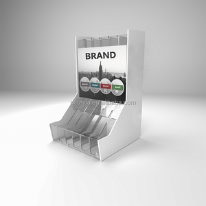 Espositore in Plexiglass Acrilico <span class=keywords><strong>Nero</strong></span> a 3 Livelli di Alta Qualità RAY YI per Confezioni di Bustine di Nicotina - Product Image 4