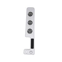 KJH pour PS5 UHD / DE pour PS5 Slim console de jeu ventilateur de refroidissement USB arrière 3 ventilateurs plus frais accessoires de jeu système de refroidissement