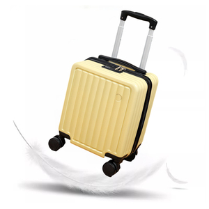 Valise portable légère de 14 pouces, mini bagage à roulettes élégant adapté aux voyages scolaires et aux voyages d'affaires - Product Image 2