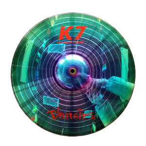Cymbale VANSIR K7 Citron de Haute Qualité Professionnelle, Accessoire de Batterie d'Entrée de Gamme en Alliage et Acier pour Étudiants - Product Image 5