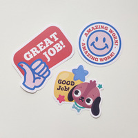 Logotipo de Empresa Personalizado, Adhesivos de Vinilo Resistentes al Agua para Exteriores y Pegatinas Metálicas Troqueladas, Diseño Personalizado, Tamaño Personalizado, Regalo Artesanal, 500 Piezas MOQ