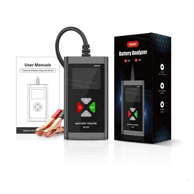 Automotive Digital Battery Analyzer for Car Truck Vehicle RV BM580 Scan Tool 12V 24V Car Battery Tester