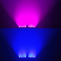 Super Beam 5 X 80W RGBW Zoom Strobe Wash 5-Kopf LED Moving Head Licht mit E27 Lampensockel für Hotelnutzung Homekit-Kompatibel