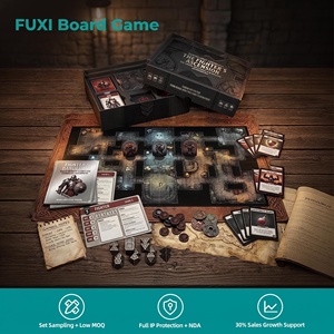 F Smooth Paper Foil Stamping BSCI Custom Novice Quests Easy Rules Entry Level RPG Beginner Friendly Carrom Board Role Board - Product Image 1