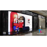 Boîte Lumineuse LED Murale Intérieure Sur Mesure pour Restaurant Café, Panneau Publicitaire à Façade en Tissu, Affichage Personnalisable
