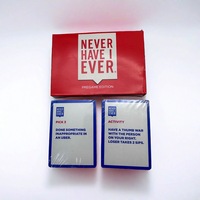 Je n'ai jamais gratter des cartes Impression personnalisée Cartes d'affirmation de positivité