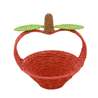 TF-29 gros en bois décoratif noël nouveau bébé bambou tissé garniture emballage panier pour tissé en vrac boîte cadeau panier