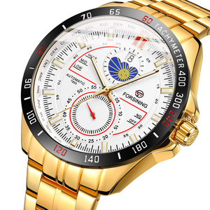<span class=keywords><strong>Montre</strong></span> mécanique automatique de luxe <span class=keywords><strong>pour</strong></span> <span class=keywords><strong>homme</strong></span> Forsining 1228 de haute qualité avec réserve de marche, répétiteur, bracelet en acier inoxydable et verre saphir - Product Image 1