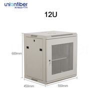 Armoire réseau 4U 19 pouces à prix d'usine, porte en verre trempé, grande capacité, armoire de données de télécommunications personnalisée pour équipement informatique