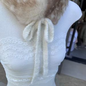 Bufanda con cuello de piel sintética para mujer, forro polar con puntos, calentador de cuello cálido, chal de invierno, diadema, orejeras - Proveedor mayorista OEM - Product Image 4
