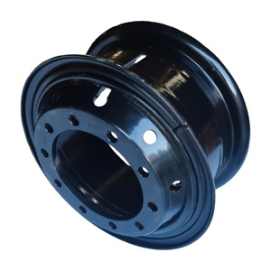 Pièces de transmission de camion de haute qualité, moyeu de roue de camion, jante en acier 8.5-20 20 pouces 18 mm d'épaisseur, universel pour camions - Product Image 1