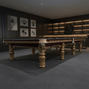 <span class=keywords><strong>Table</strong></span> de billard professionnelle 2025 de haute qualité, format standard 12 pieds, avec coussinets en caoutchouc et poches en cuir, pour <span class=keywords><strong>snooker</strong></span> américain - Product Image 6