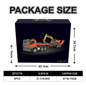 LK Toys HUINA 1:18 9CH Chariot élévateur télécommandé en alliage, excavatrice télécommandée, <span class=keywords><strong>camion</strong></span> <span class=keywords><strong>de</strong></span> construction RC - Product Image 6