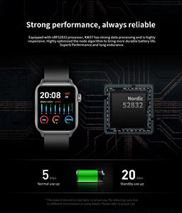 KW37 con monitorización del ritmo cardíaco piscina corriendo <span class=keywords><strong>a</strong></span> cronómetro relojes inteligentes para los hombres y las mujeres - Product Image 2