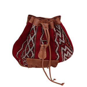 Mochila de cuero de Kilim Amazigh - Product Image 4