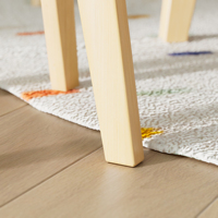 Tabouret en bois OEM ODM pour les crèches et les garderies, utilisation en chambre, mobilier durable pour la petite enfance
