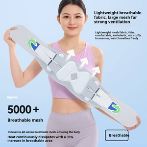<span class=keywords><strong>Ceinture</strong></span> <span class=keywords><strong>de</strong></span> soutien lombaire unisexe réglable, respirante en maille, pour toutes les saisons, prévention des douleurs lombaires, stabilisateur <span class=keywords><strong>de</strong></span> taille, pour le soutien physique - Product Image 2
