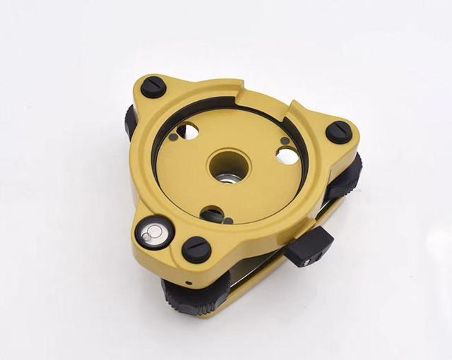 GEOMAX Tribrach Adapter Optical Plummet for Total Station with Surveying Accuracy Aluminum Construction