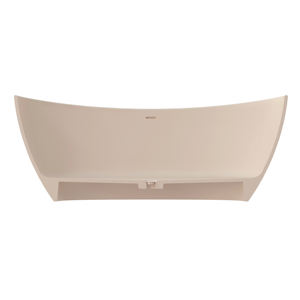 Bañera ovalada independiente de superficie sólida de resina de piedra, estilo Villa de lujo, bañeras de piedra artificial Whirlpool - Product Image 5