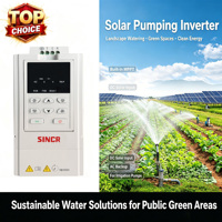 Pompa VFD tenaga surya 380V/220V, Inverter pompa tenaga surya 3 fase berkendara AC 0,75 kW/1,5 kW/2,2 kW/4kW efisiensi tinggi