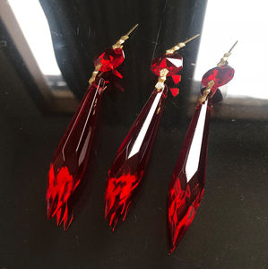 Espumante cristal pendálogos bobeches para peças sobresselentes do candelabro - Product Image 6